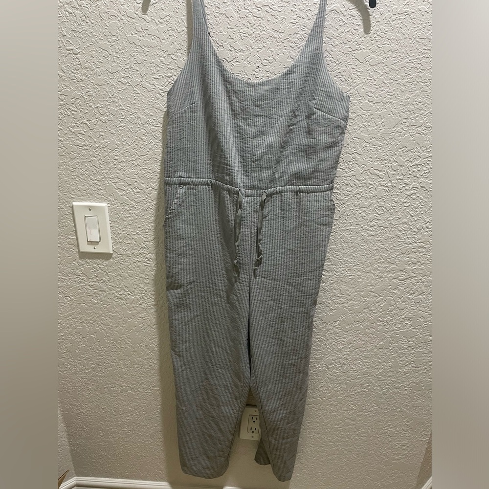 Bridge & Burn Otto Seersucker Jumpsuit - Picture 5 of 7